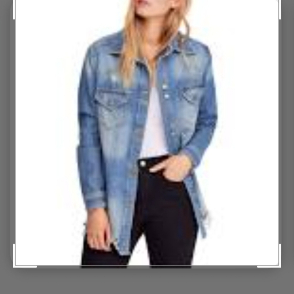 Free People "Moonchild" Shirt Jacket - Picture 3 of 8
